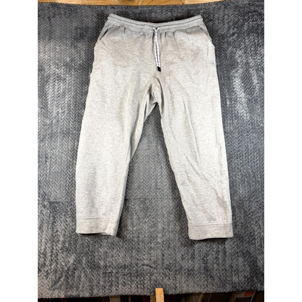 Vineyard Vines Calmwater Jogger Pants Womens Large Gray Fleece Lined Tapered Leg